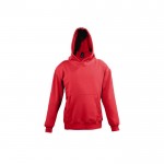 Sudadera de algodón y poliéster para niños 280 g/m2 SOL'S SLAM color rojo quinta vista