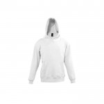 Sudadera de algodón y poliéster para niños 280 g/m2 SOL'S SLAM color blanco novena vista