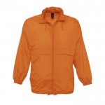 Chaqueta cortavientos personalizada 210 g/m2 color naranja