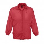 Chaqueta cortavientos personalizada 210 g/m2 color rojo