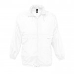 Chaqueta cortavientos personalizada 210 g/m2 color blanco