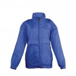 Chaquetas cortavientos infantiles 210 g/m2 color azul real