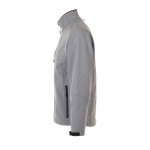 Chaqueta softshell personalizada 340 g/m2 color gris jaspeado segunda vista