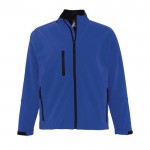 Chaqueta softshell personalizada 340 g/m2 color azul real