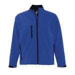 Chaqueta softshell personalizada 340 g/m2 color azul real