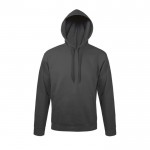 Sudaderas con capucha y logo 280 g/m2 color gris oscuro