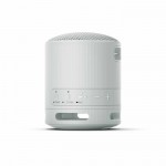 Altavoz Sony SRS-XB100 compacto y potente con larga automomia color gris vista lado derecho