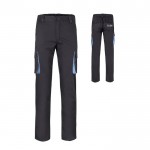 Pantalón laboral unisex bicolor en algodón y poliéster 240 g/m2 vista principal