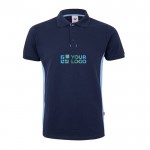 Polo de trabajo de piqué bicolor de manga corta 180 g/m2 vista principal
