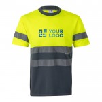 Camiseta laboral técnica extra grande de alta visibilidad 140 g/m2 vista principal