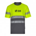 Camiseta laboral bicolor en piqué de algodón y poliéster 150 g/m2 vista principal