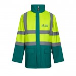 Parka laboral 4 en 1 bicolor de poliéster con revestimiento 180 g/m2 vista principal