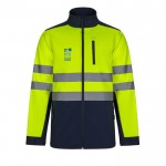 Chaqueta laboral softshell extra grande con forro polar 280 g/m2 vista principal