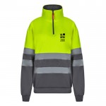 Jersey polar bicolor de trabajo en poliéster de 300 g/m2 vista principal