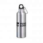 Botella de aluminio grande a color con mosquetón 800ml Cruiser XL vista principal