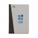 Agenda reciclada de dos colores con logotipo