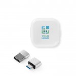 Set de adaptadores de plástico con formato USB-A y USB-C vista principal