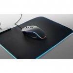 Ratón gaming con botones de juego y 8 modos de iluminación con alfombrilla