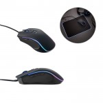 Ratón gaming con botones de juego y 8 modos de iluminación set