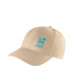 Gorra de algodón reciclado de 6 paneles con hebilla ajustable 280 g/m2 vista principal