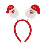 Diadema con dos Santa Claus vista principal