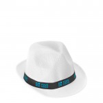 Sombrero de PP en distintos colores con cinta vista principal