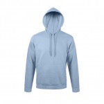 Sudaderas con capucha y logo 280 g/m2 color azul pastel