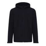 Chaqueta softshell de hombre casual fit 300 g/m2 Iqoniq color negro