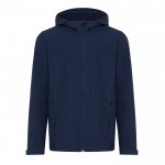 Chaqueta softshell de hombre casual fit 300 g/m2 Iqoniq color azul marino