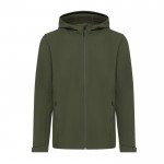 Chaqueta softshell de hombre casual fit 300 g/m2 Iqoniq color caqui