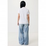 Polo piqué de algodón reciclado de mujer casual fit 220 g/m2 Iqoniq color blanco roto