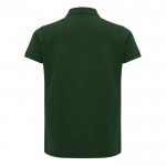 Polo piqué de algodón reciclado de mujer casual fit 220 g/m2 Iqoniq color verde bosque segunda vista