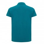 Polo piqué de algodón reciclado de mujer casual fit 220 g/m2 Iqoniq color verde pastel segunda vista