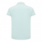 Polo piqué de algodón reciclado de mujer casual fit 220 g/m2 Iqoniq color verde menta segunda vista