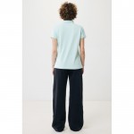 Polo piqué de algodón reciclado de mujer casual fit 220 g/m2 Iqoniq color verde menta