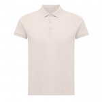 Polo piqué de algodón reciclado de mujer casual fit 220 g/m2 Iqoniq color rosa claro