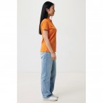Polo piqué de algodón reciclado de mujer casual fit 220 g/m2 Iqoniq color naranja