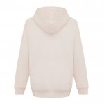 Sudadera infantil de algodón recicladocon capucha 280 g/m2 Iqoniq color rosa claro segunda vista