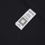 Camiseta mix algodón reciclado y orgánico 180 g/m2 Iqoniq Bryce color negro quinta vista