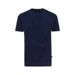 Camiseta mix algodón reciclado y orgánico 180 g/m2 Iqoniq Bryce color azul marino