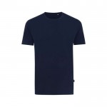 Camiseta mix algodón reciclado y orgánico 180 g/m2 Iqoniq Bryce color azul marino