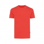 Camiseta mix algodón reciclado y orgánico 180 g/m2 Iqoniq Bryce color rojo