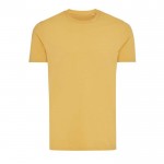 Camiseta mix algodón reciclado y orgánico 180 g/m2 Iqoniq Bryce color amarillo