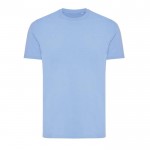 Camiseta mix algodón reciclado y orgánico 180 g/m2 Iqoniq Bryce color azul pastel