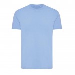 Camiseta mix algodón reciclado y orgánico 180 g/m2 Iqoniq Bryce color azul pastel