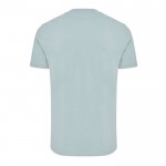 Camiseta mix algodón reciclado y orgánico 180 g/m2 Iqoniq Bryce color verde pastel segunda vista