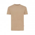 Camiseta mix algodón reciclado y orgánico 180 g/m2 Iqoniq Manuel color marrón claro