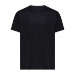 Camiseta técnica de poliéster reciclado casual fit 150 g/m2 Iqoniq color negro
