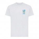 Camiseta técnica de poliéster reciclado casual fit 150 g/m2 Iqoniq color gris claro vista de impresión