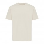 Camiseta de algodón reciclado unisex modern fit 220 g/m2 IQONIQ Nikko color beige
